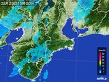 雨雲レーダー(2015年02月23日)