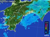 雨雲レーダー(2015年02月23日)