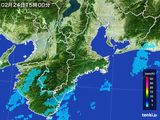 雨雲レーダー(2015年02月24日)