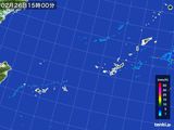 2015年02月26日の沖縄地方の雨雲レーダー
