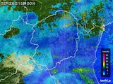 2015年02月26日の栃木県の雨雲レーダー