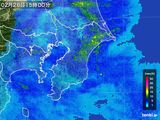 2015年02月26日の千葉県の雨雲レーダー