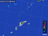 2015年02月27日の鹿児島県(奄美諸島)の雨雲レーダー
