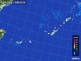 2015年02月28日の沖縄地方の雨雲レーダー