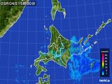 2015年03月04日の北海道地方の雨雲レーダー