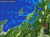 2015年03月05日の新潟県の雨雲レーダー