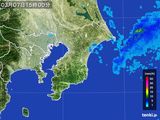 2015年03月07日の千葉県の雨雲レーダー