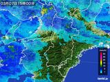 雨雲レーダー(2015年03月07日)