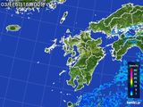 雨雲レーダー(2015年03月15日)