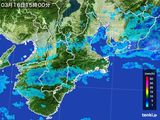 2015年03月16日の三重県の雨雲レーダー