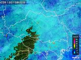 雨雲レーダー(2015年03月19日)