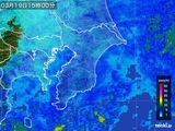 2015年03月19日の千葉県の雨雲レーダー