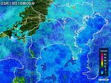 雨雲レーダー(2015年03月19日)
