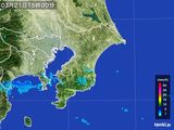 2015年03月21日の千葉県の雨雲レーダー