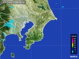 2015年03月24日の千葉県の雨雲レーダー
