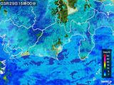 2015年03月29日の静岡県の雨雲レーダー