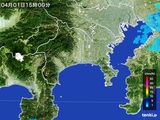 2015年04月01日の神奈川県の雨雲レーダー