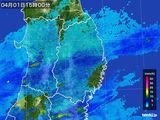 雨雲レーダー(2015年04月01日)