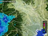 雨雲レーダー(2015年04月03日)