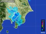 2015年04月05日の千葉県の雨雲レーダー