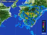 2015年04月05日の和歌山県の雨雲レーダー