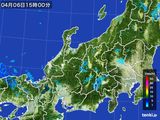 2015年04月06日の北陸地方の雨雲レーダー