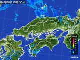 2015年04月06日の中国地方の雨雲レーダー