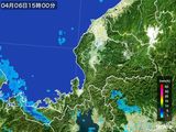 雨雲レーダー(2015年04月06日)