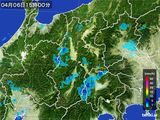 雨雲レーダー(2015年04月06日)