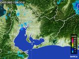 2015年04月06日の愛知県の雨雲レーダー