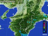 2015年04月06日の奈良県の雨雲レーダー