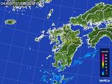 2015年04月07日の九州地方の雨雲レーダー