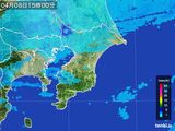 2015年04月08日の千葉県の雨雲レーダー