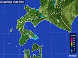 2015年04月08日の道南の雨雲レーダー