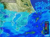2015年04月10日の千葉県の雨雲レーダー