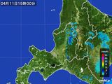 雨雲レーダー(2015年04月11日)
