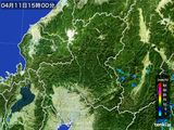 雨雲レーダー(2015年04月11日)