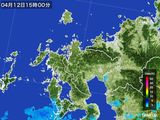2015年04月12日の佐賀県の雨雲レーダー