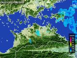 雨雲レーダー(2015年04月13日)