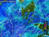 雨雲レーダー(2015年04月14日)