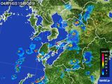 2015年04月16日の熊本県の雨雲レーダー