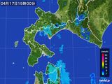 2015年04月17日の道南の雨雲レーダー