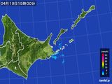 2015年04月19日の道東の雨雲レーダー