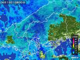 雨雲レーダー(2015年04月19日)