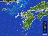 2015年04月29日の九州地方の雨雲レーダー