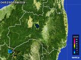 雨雲レーダー(2015年04月29日)