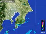 2015年04月29日の千葉県の雨雲レーダー