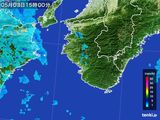 2015年05月03日の和歌山県の雨雲レーダー