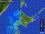 2015年05月04日の北海道地方の雨雲レーダー