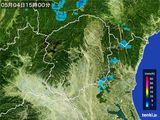 2015年05月04日の栃木県の雨雲レーダー